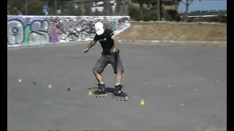 Eagle cross shift   Slalom Tricks