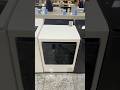 LG AI top load electric dryer white