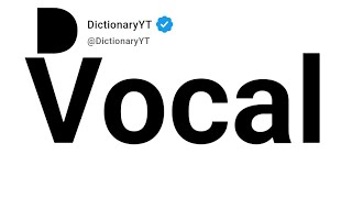 Vocal Synonyms | Thesaurus | Similar Words 