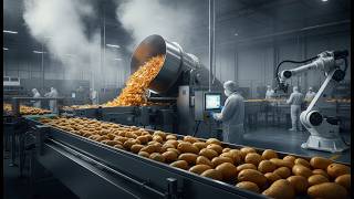 Inside the Massive Pringles Factory: From Raw Potato to Perfect Stack