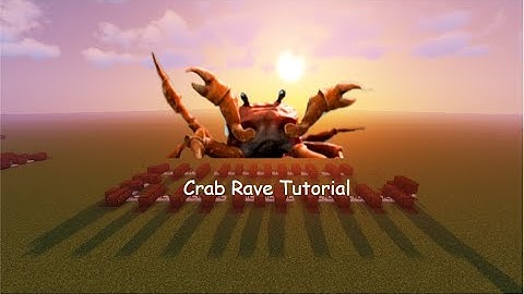 Crab Rave (Tutorial) - Minecraft Noteblocks