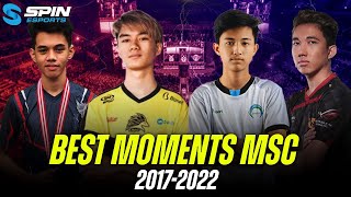 BEST MSC MOMENTS 2017-2022! RRQ O2 LEMON VS EVOS JESSNOLIMIT! ONIC TOO STRONK! KELRA GOLD TERBAIK!