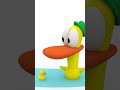 🦆 Five Little Ducks | Nursery Rhymes &amp; Kids Songs - Pocoyo #shorts