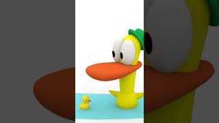 🦆 Five Little Ducks | Nursery Rhymes &amp; Kids Songs - Pocoyo #shorts