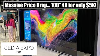 Hisense Rocks the TV World with Its Awesome U8K 100Inch 4K miniLED TV. Only $5K Street! CEDIA 2023
