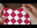 Tutorial Crochet Purse Bag - Afghan Stitch - Beginner Friendly