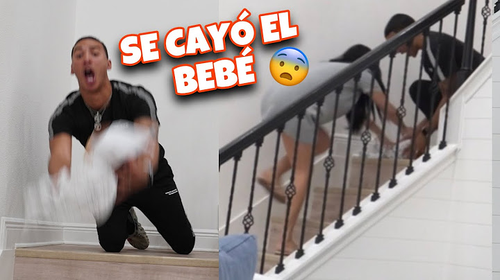 BROMA A MI ESPOSA*🤣 SE CAYÓ EL BEBÉ POR LAS ESCALERAS 😨