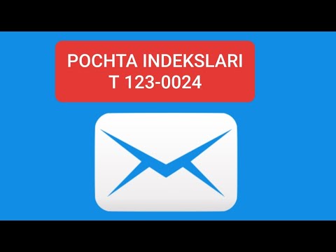 Video: Pochta indekslari 0 dan boshlanishi mumkinmi?