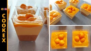 No Bake Mango Cheesecake Recipe ll No Egg, No Gelatin, No Oven ll  Mango Cheesecake Shots