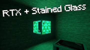 Minecraft RTX: Ray Tracing + Stained Glass