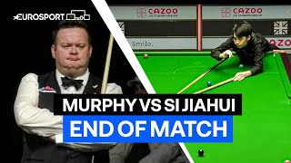 Shaun Murphy defeated by an amateur? | End of Match | Eurosport Snooker