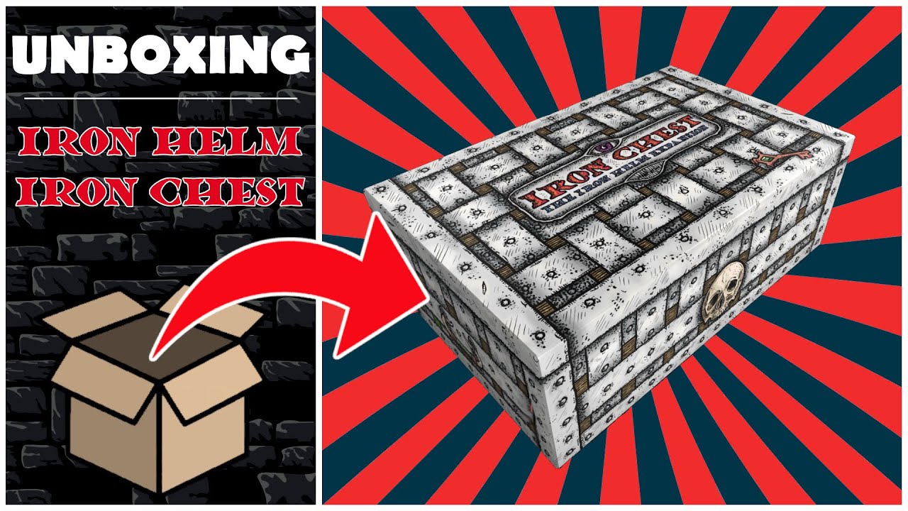Unboxing Iron Chest the JAM PACKED expansion for Iron Helm! YouTube