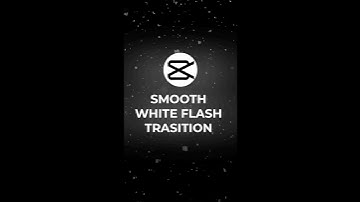 CapCut ✦ Smooth White Flash Transition ✦ Tutorial | #shorts #capcutedit