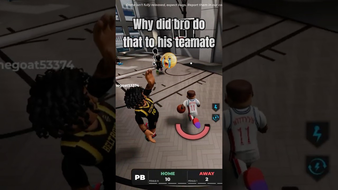 WHY did my teamate sell the clip😭🙏🏾 #roblox #wittyyb #practicalbasketball