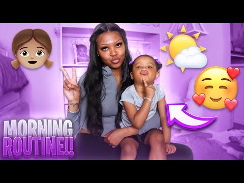 REALISTIC MORNING ROUTINE WITH A TODDLER | MORNING ROUTINE FOR A 3 YEAR OLD