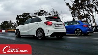 Drag Race: Audi RS3 vs Mercedes A45 AMG