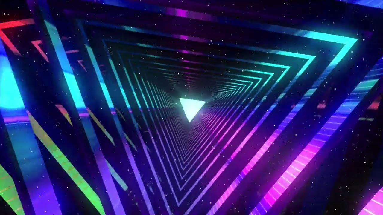 Abstract Tunnel VJ Motion Background Neon Light Tunnel Free VJ Loops 4K ...