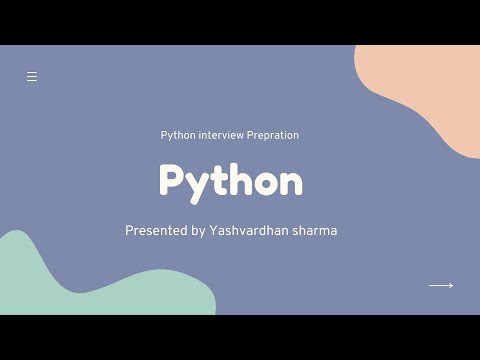 Python interview questions