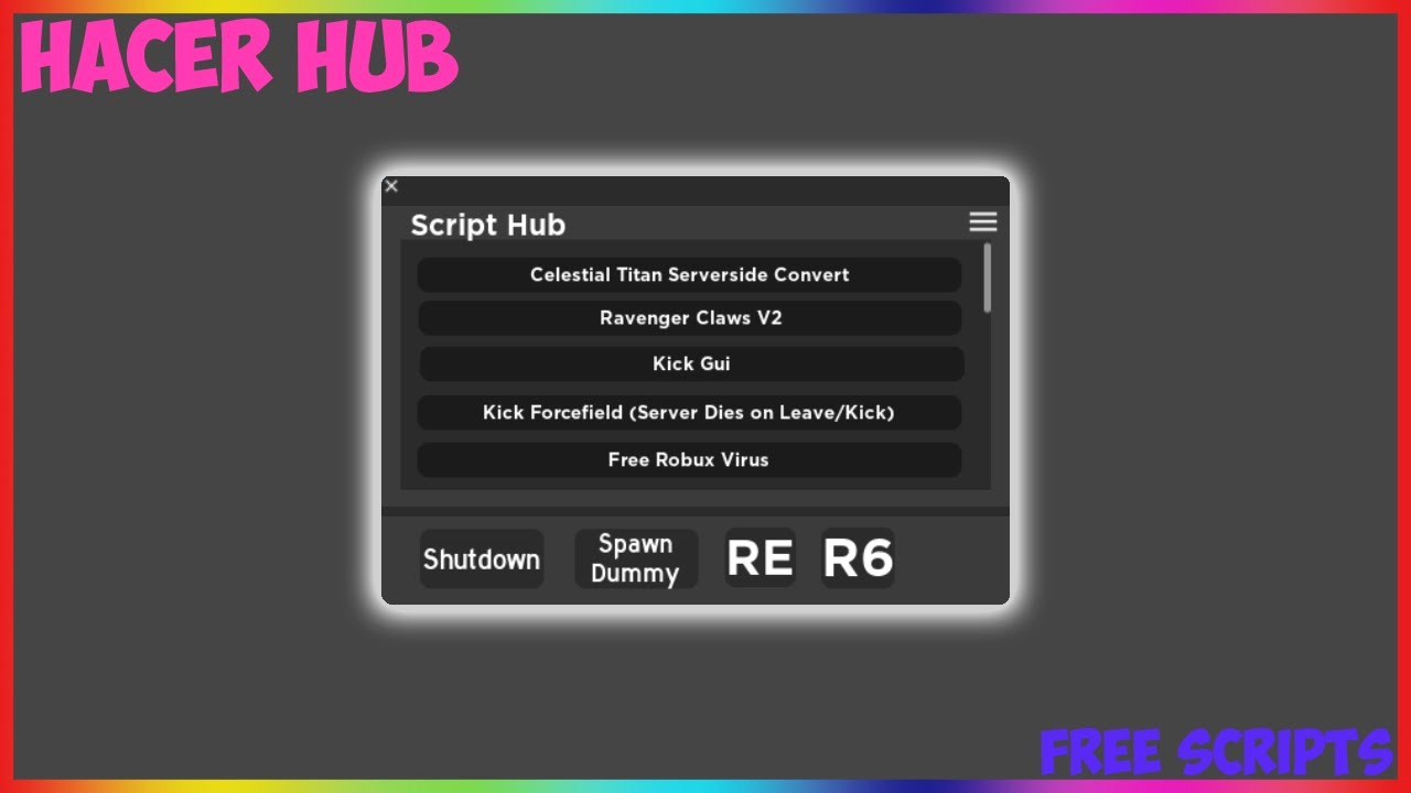 Roblox Script Showcase Hacer Hub Nghenhachay Net - roblox fathom hub pastebin