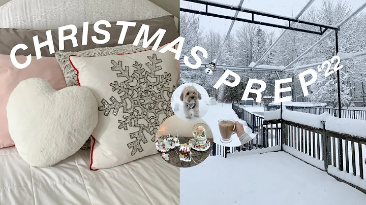 CHRISTMAS PREP WITH ME! last minute shopping, wrap...