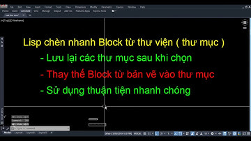 Lisp chèn nhanh Block từ thư viện IBB ( thư mục )
