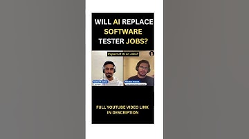 Will AI replace Software Testers | Future of Software Testing #ai #samaltman  #chatgpt