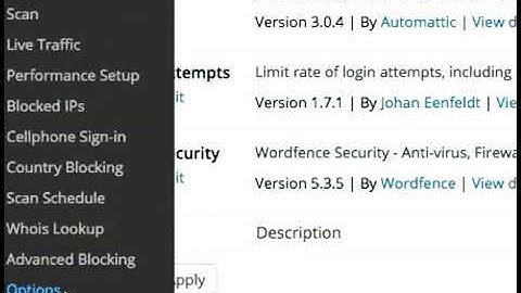 WordPress Install the Wordfence Security Plugin