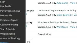 WordPress Install the Wordfence Security Plugin