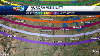 Northern lights expected to be visible in Iowa Friday night