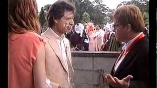 Video thumbnail of "'Being Mick' (Jagger) documentary - Elton John discussing Madonna at white tie and tiara ball"