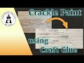 How-To Crackle Paint Effect using Craft Glue and Latex Paint [Old Paint Effect Halloween DIY ENG]