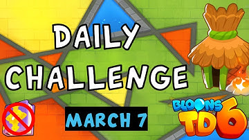 Bloons TD 6 Daily Challenge | Glue Only | No MK No Powers | March 7 2024