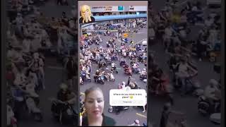 Você Enfrentaria Esse Trânsito? 😳🏍️ #Shortsviral #Comedy #Shots #Funny #Incredible #Traffic