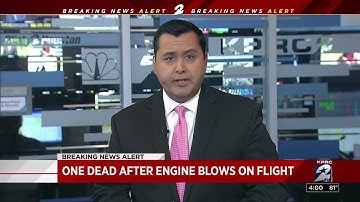 One dead after engine blows on flight