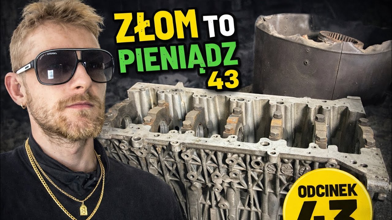 #43 Złom to pieniądz/aluminiowy blok silnika