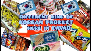 Different Kind Of Korean Product In Davao City Store