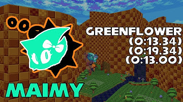 SRB2 2.10 : Greenflower Zones 1-3 (0:45.64) as Maimy