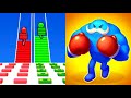 Bridge Race VS Punchy Race MAX LEVELS UNLOCKED SPEEDRUN Gameplay