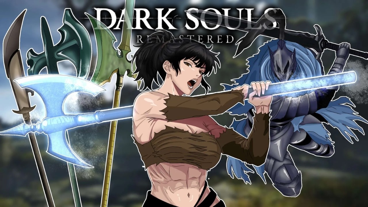 Dark Souls 1, mas só posso usar ALABARDAS