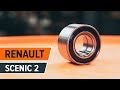 How to change a Rear wheel bearing RENAULT SCENIC 2 TUTORIAL | AUTODOC