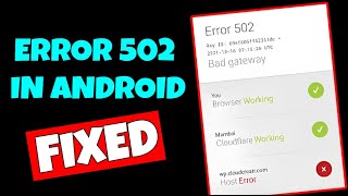 How to Fix "Error 502 Bad Gateway" in Android screenshot 5