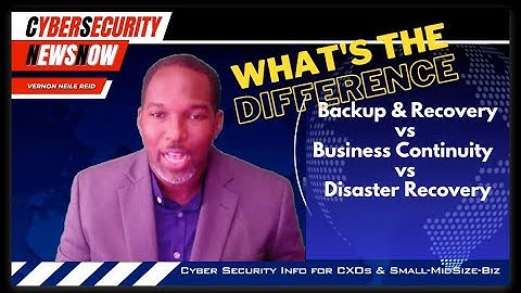 BackUp vs Business Continuity vs Disaster Recovery: What