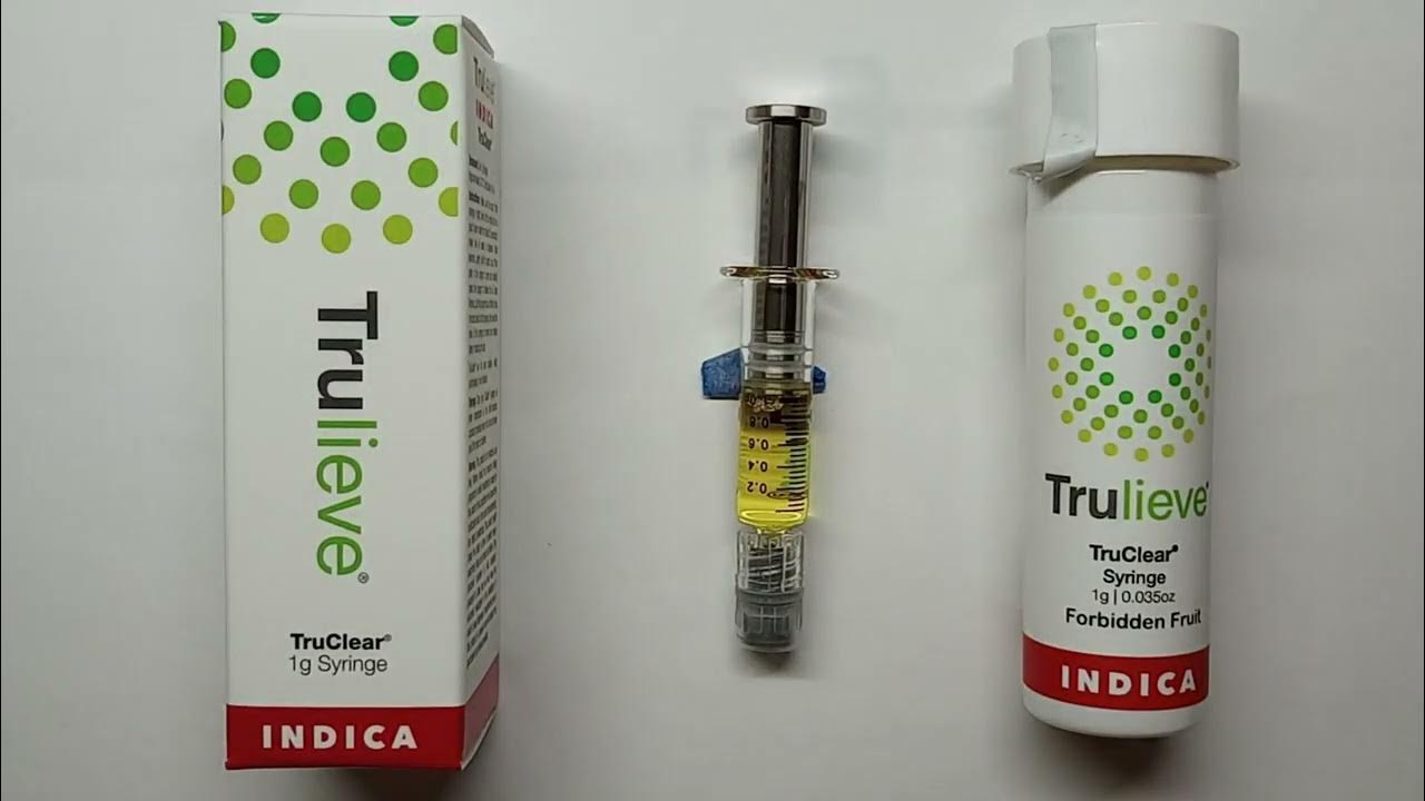 Trulieve Truclear Forbidden Fruit Syringe Review YouTube