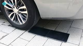 Rolling test of non slip thermoplastic honeycomb panels