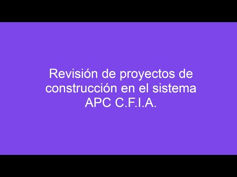 Revisión de planos en el sistema APC del CFIA