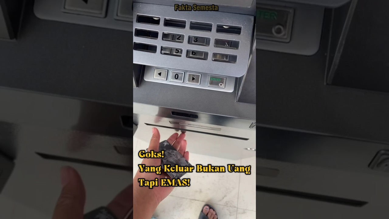 “Dubai Emang Nggak Main-main! ATM-nya KELUARIN EMAS 🏦✨” 
