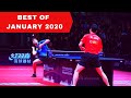 Best table tennis points january 2020  meilleurs points de tennis de table janvier 2020