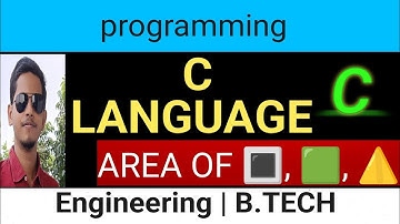 Area of rectangle, square and triangle || c language #yt #coding #programming #video 🇮🇳.👍🔔🧑‍💻🔥