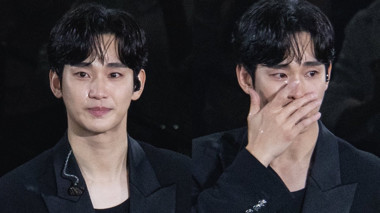 김수현 한국 마지막 팬미팅에서 눈물 흘려 Kim Soo Hyun Crying in His Final Fanmeeting in Korea Seoul 241019