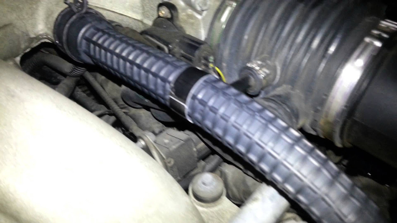 jaguar X-type 3.0 pcv valve hose cracked(Repair completion)